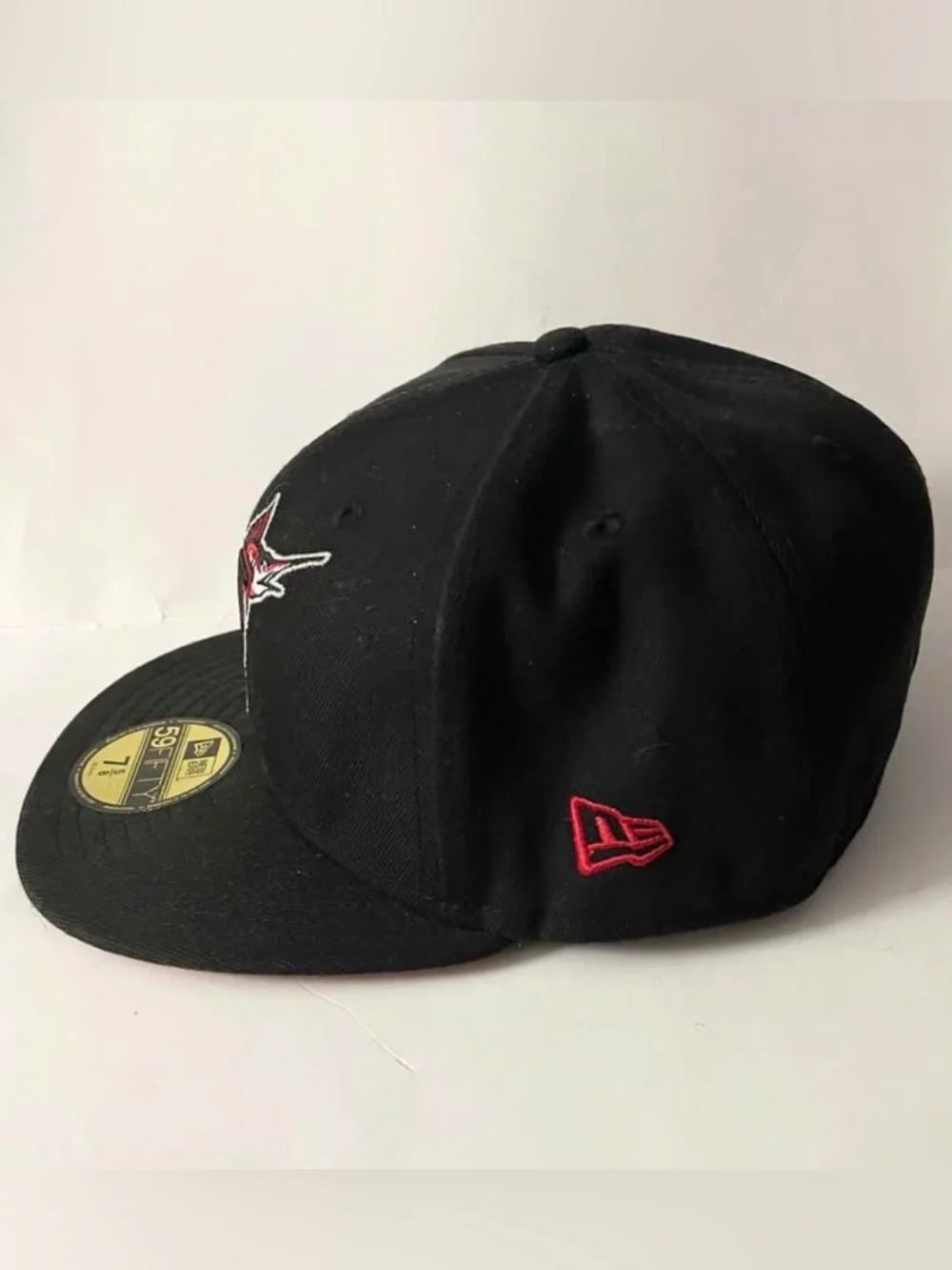 New Era Florida Marlins Fitted Hat 10th Anniversary Cooperstown 59FIFTY 7 5/8